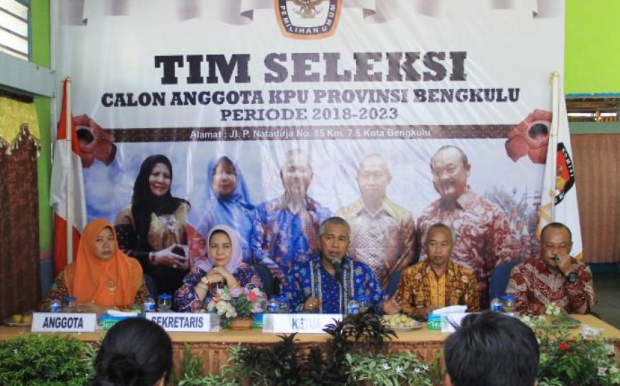 Timsel KPU provinsi Bengkulu