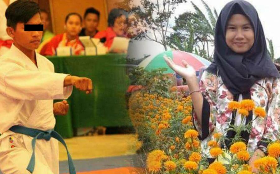 pelaku sebelah kiri, korban sebelah kanan
