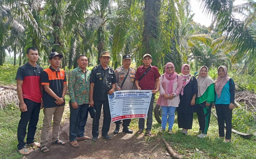 Awasi Dana Desa, Polsek Lais Hadiri Penetapan Titik Nol Pembangunan