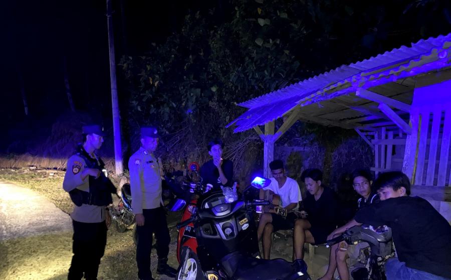 Cipkon Sitkamtibmas Kondusif di Wilayah Hukum, Polsek Nasal Patroli Rutin Sampaikan Imbauan Kamtibmas