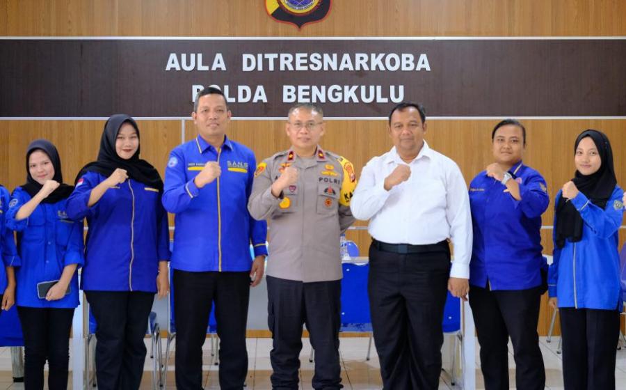 Kapolda Bengkulu Sambut Audiensi dari SANS Bengkulu
