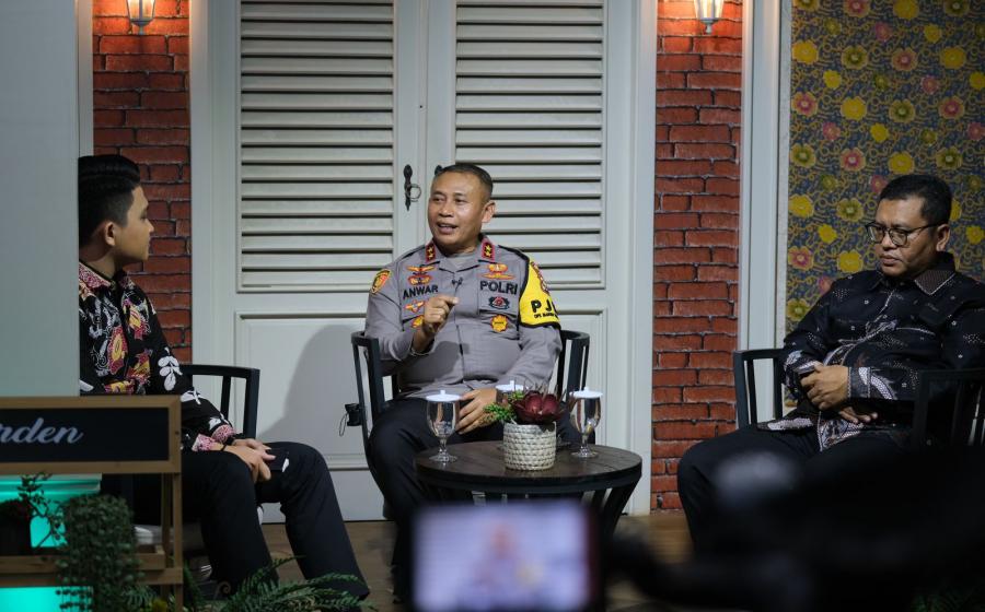Ajak Masyarakat Bersama Polri Jaga Situasi Kamtibmas Kondusif Jelang Pemilu, Kapolda Bengkulu Talkshow Di TVRI