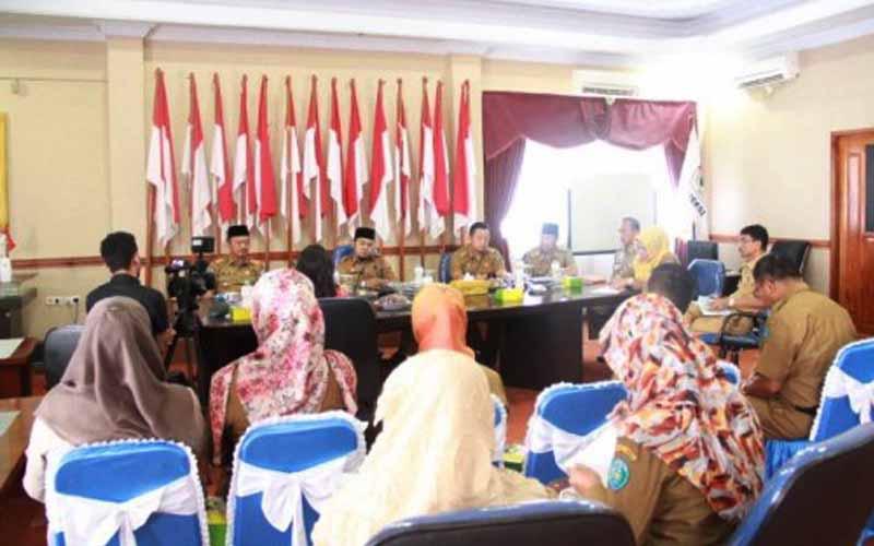 Walikota Helmi Hasan bersama Tim Direktorat Warisan dan Diplomasi Budaya, Direktorat Jenderal Kebudayaan, Kementerian Pendidikan dan Kebudayaan