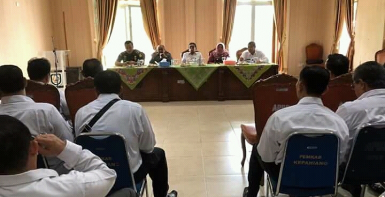 evaluasi pemkab -kejari terhadap proyek di kepahiang