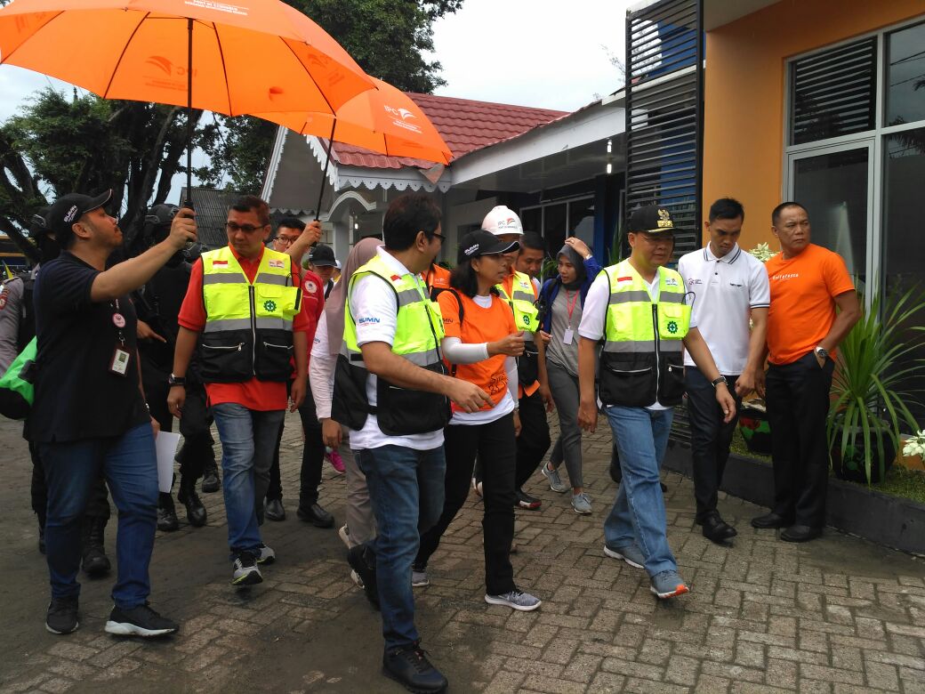 kunjungan mentri BUMN
