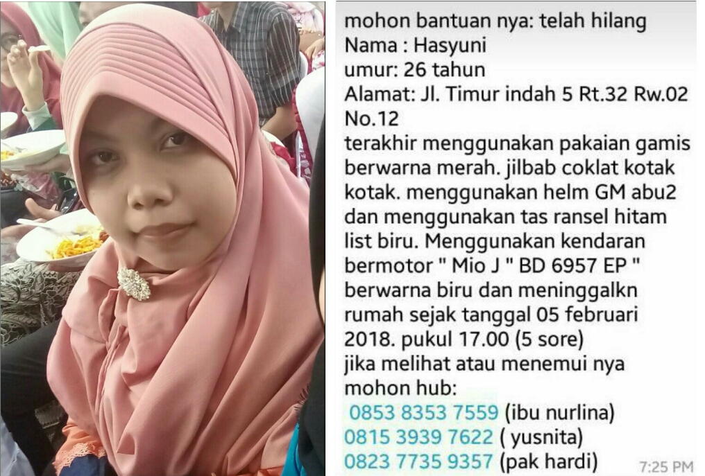 info orang hilang
