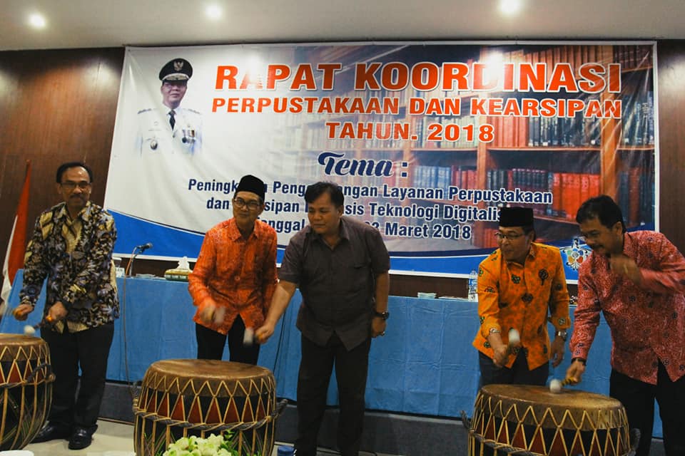 PERPUSTAKAAN DAN KERASIPAN RAPAT KOORDINASI DAERAH TAHUN 2018