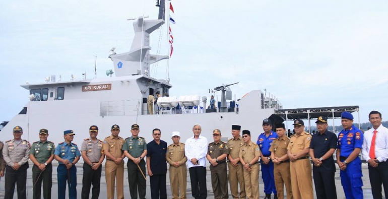 KRI Kurau 856 Disiagakan di Bengkulu