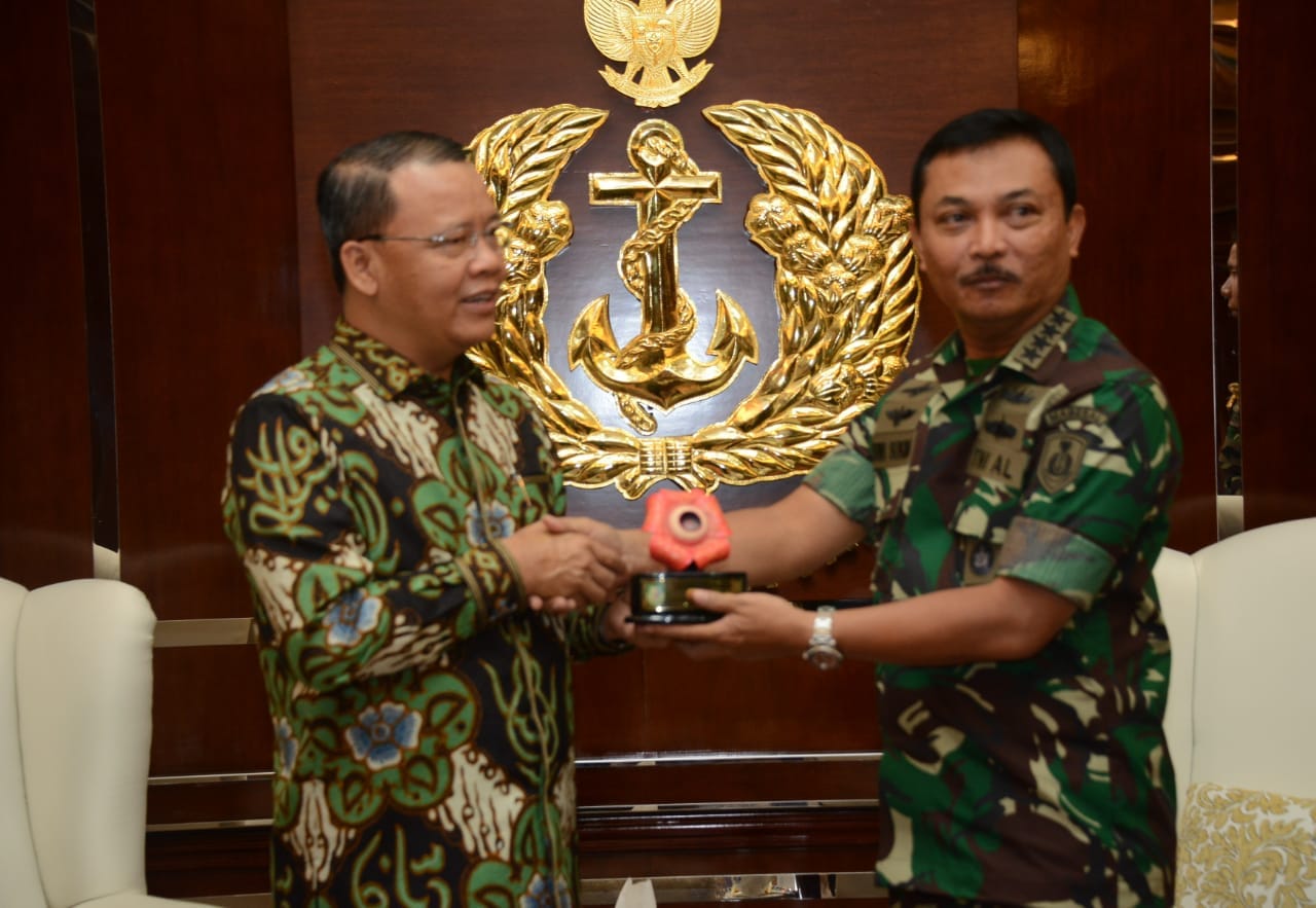  Plt Gubernur Bengkulu Rohidin Mersyah temui Kepala Staf Angkatan Laut