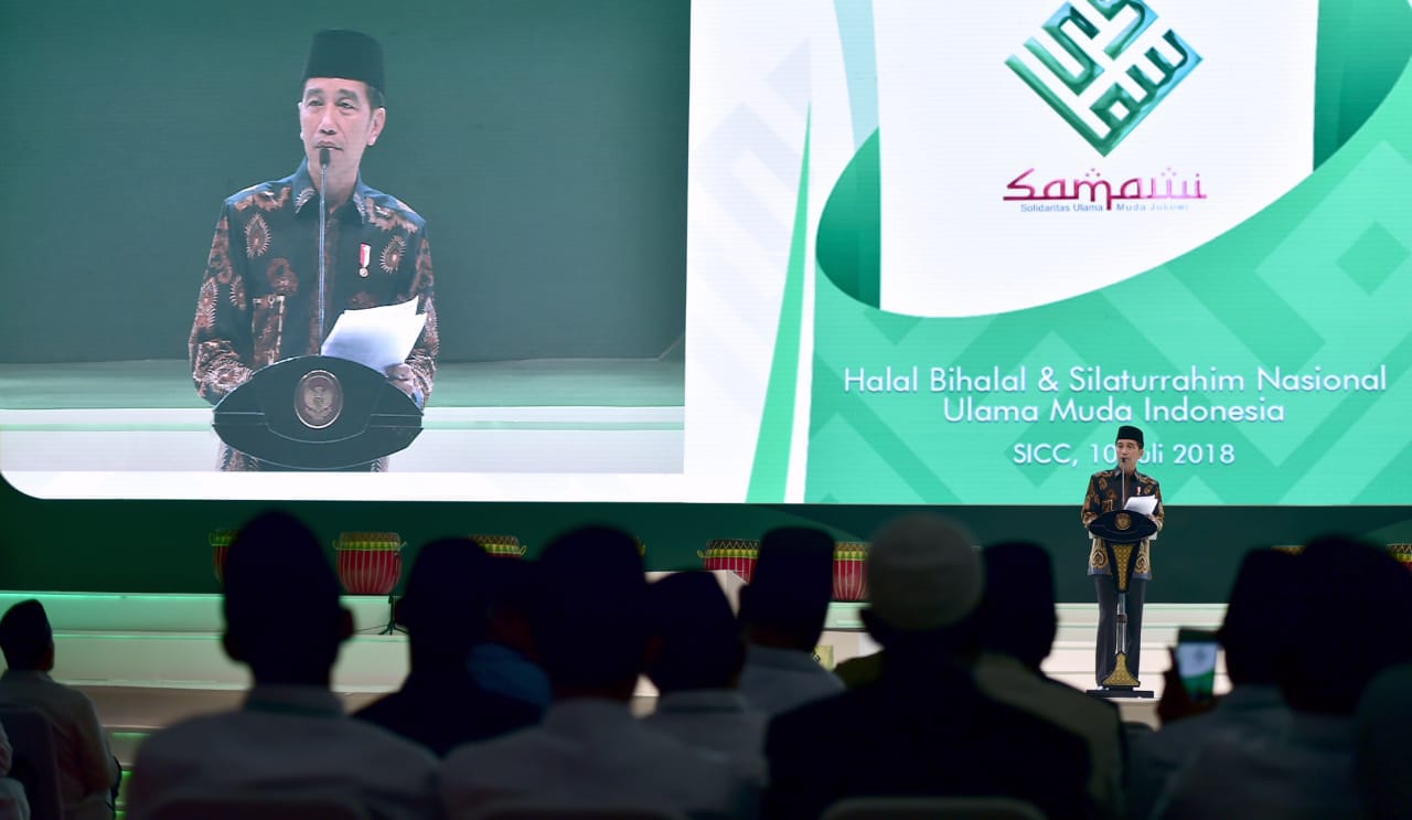 Presiden Silaturahmi dengan Ribuan Ulama Muda di Sentul