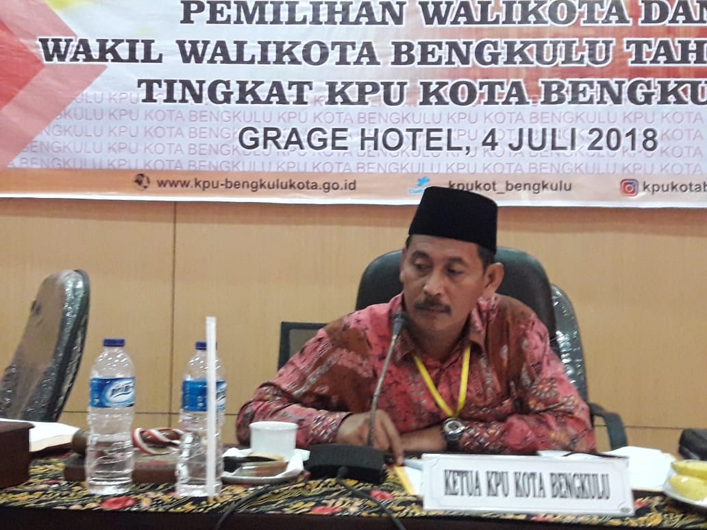 Ketua KPU Kota bengkulu zaini