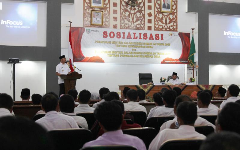 Sosialisasi Permendagri Nomor 20 Tahun 2018 