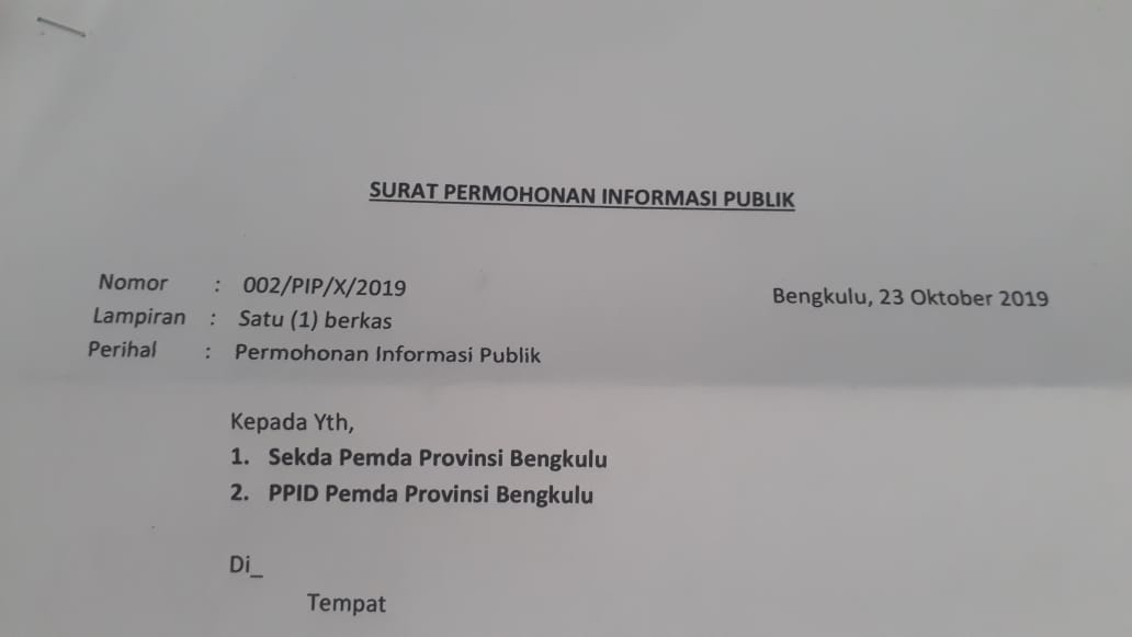 keterbukaan atas informasi Publik 
