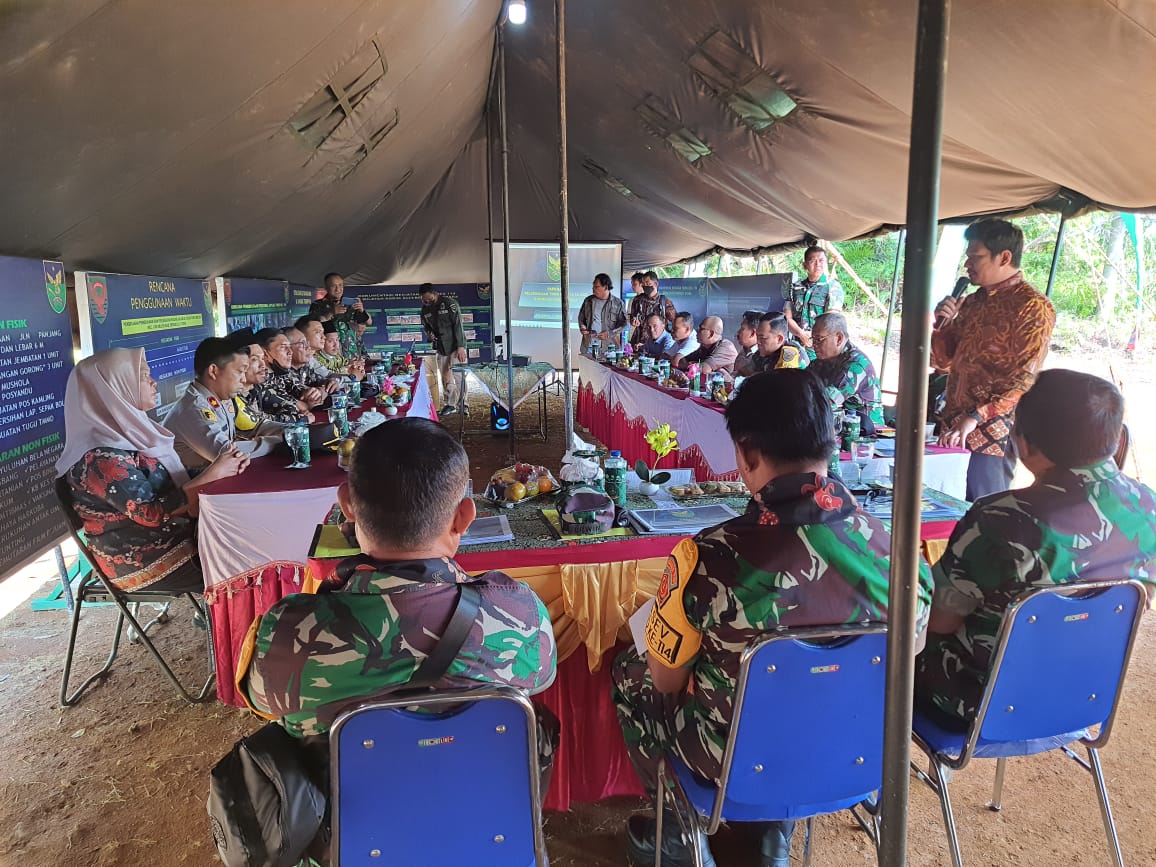 Tim Wasev Mabes TNI Kunjungi TMMD Ke-114 TA 2022 Di Wilayah Kodim 0423/BU