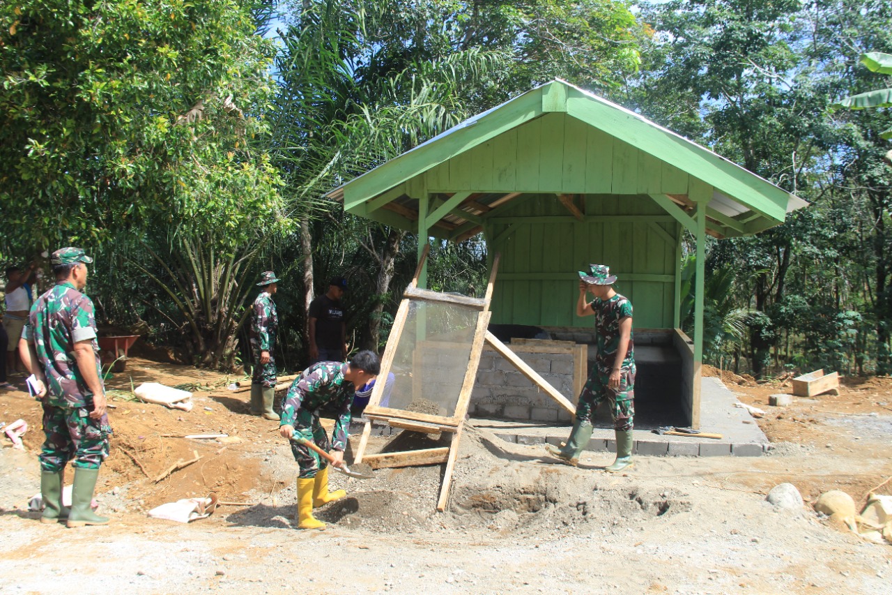 Sasaran Pos Kamling TMMD 114 Siap di Fungsikan