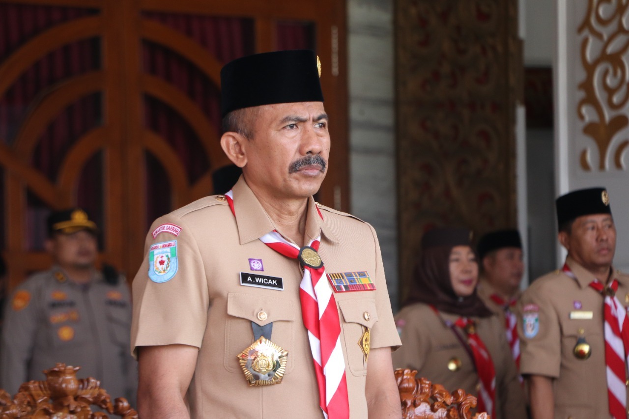 Hadiri HUT Gerakan Pramuka ke-61, Kapolda Bengkulu: Terus Tumbuhkan Semangat Tolong Menolong