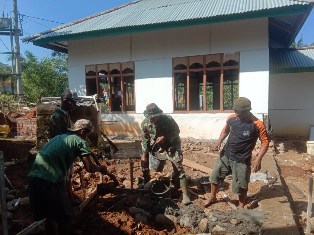 Rehab Masjid TMMD 114 Sudah Capai 80 Persen
