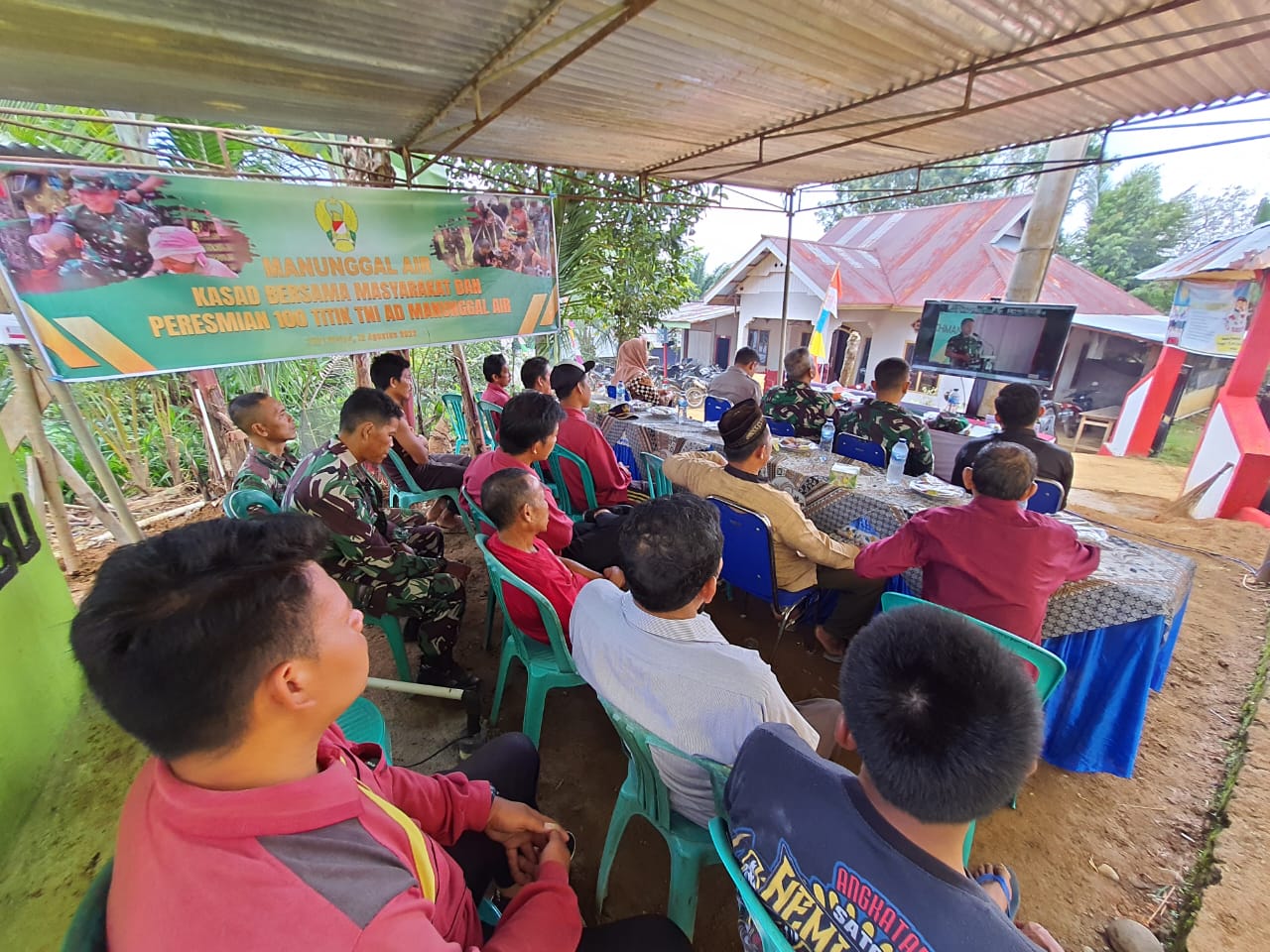 Peresmian 100 Titik TNI AD Manunggal Air