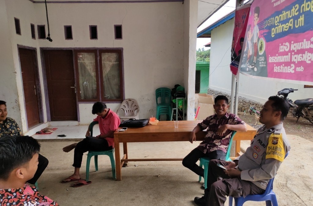 Bhabinkamtibmas Baru, Silaturahmi dan Perkenalan Diri di Desa Talang Sepakat