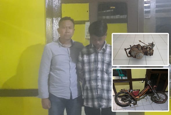 Terduga Pelaku Curat Ditangkap Polsek Lebong Utara