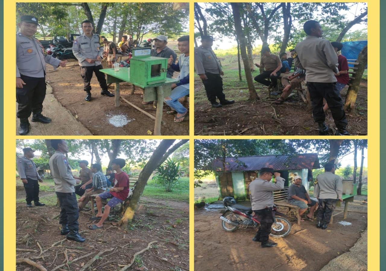 Patroli Rutin, Personel Polsek Teluk Segara Sasar Wisata Taman Berkas 