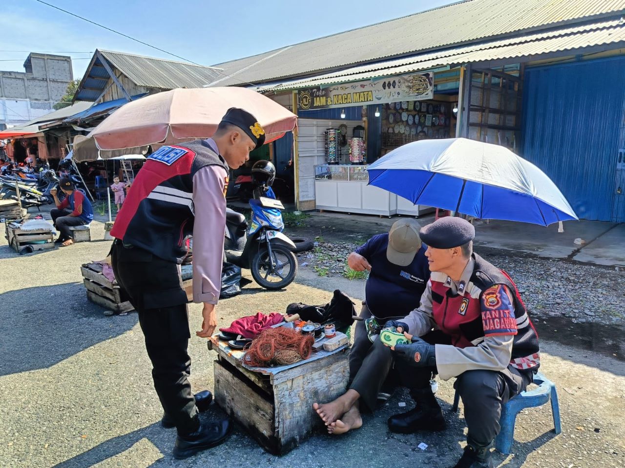 Antisipasi Curat, Curas Dan Curanmor, Sat Samapta Polres Bengkulu Selatan Gelar Patroli dan Sambang Dialogis  