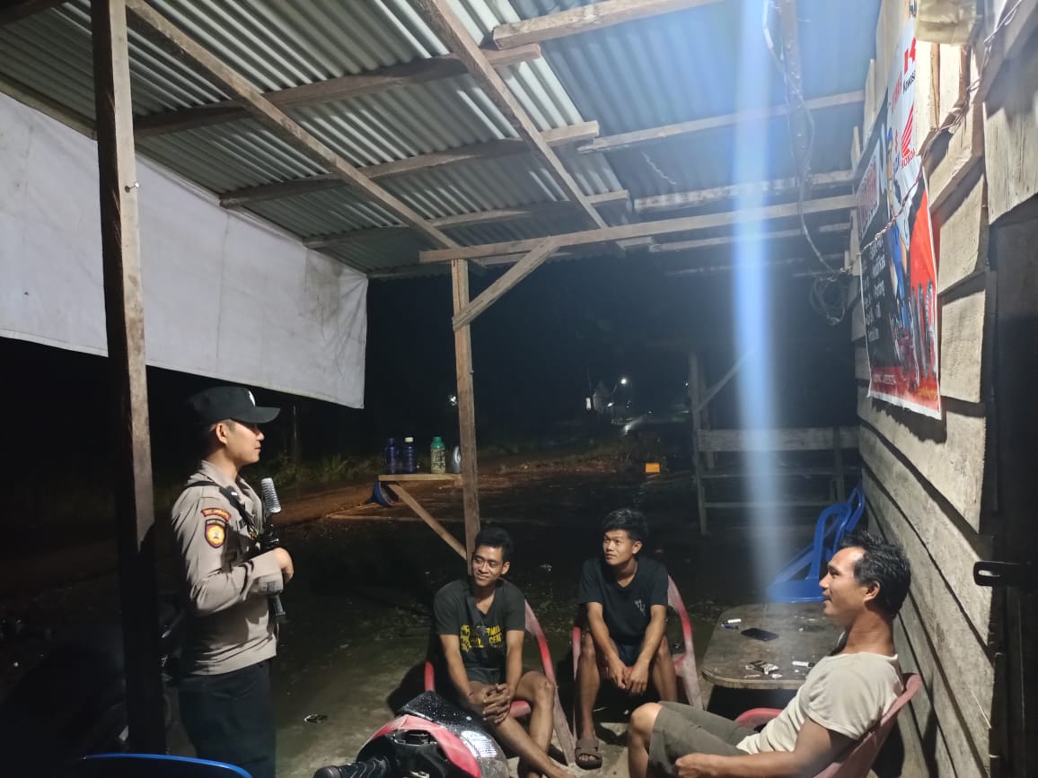 Ciptakan Suasana Aman, Polsek Muara Sahung Patroli Rutin di Seputran Wilkum