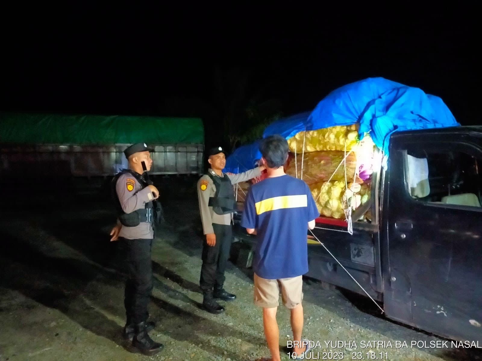 Tingaktan Pengawasan Kamtibmas, Polsek Nasal Melaksanakan Patroli KRYD 