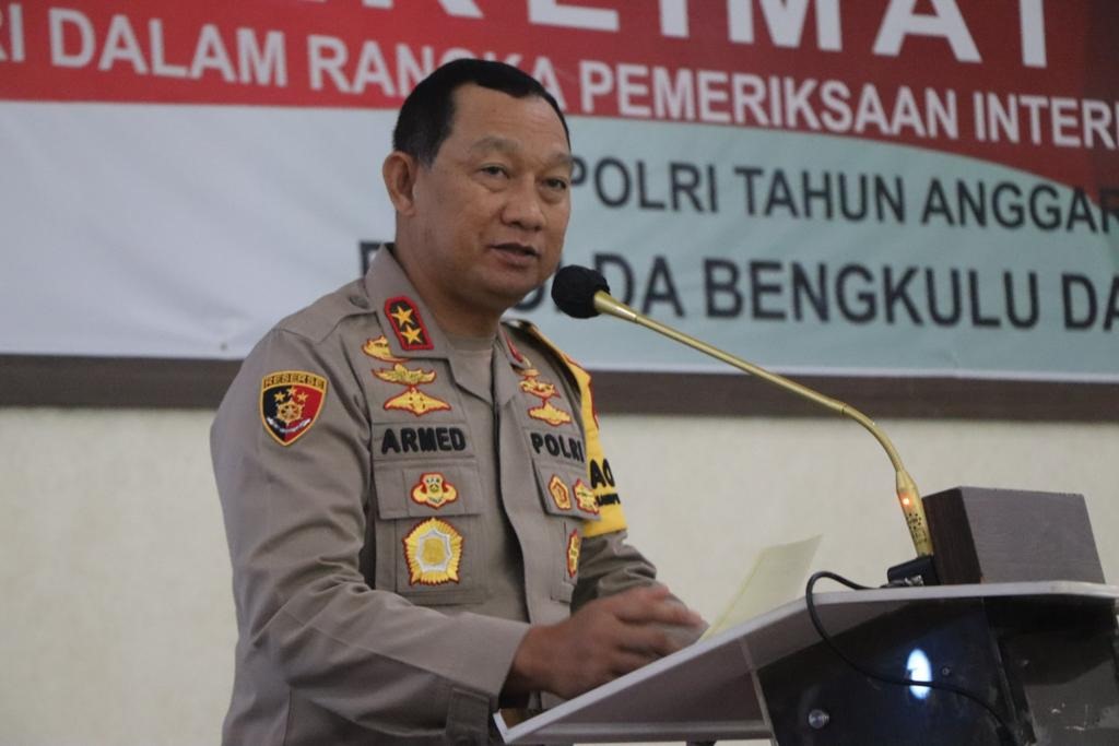 Kapolda Bengkulu Pimpin Taklimat Awal BPK RI