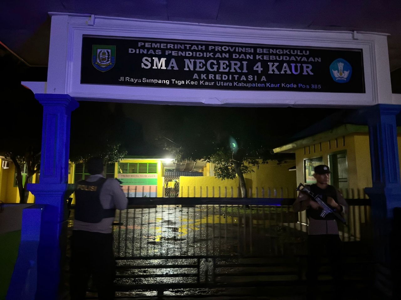 Patroli KRYD, Personel Polsek Kaur Utara Monitor Daerah Rawan Terjadinya Tindak Pidana 