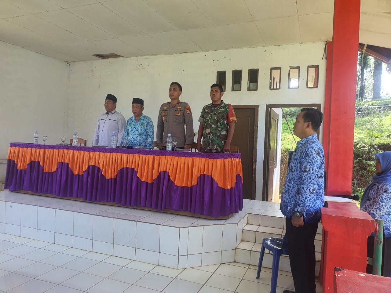 Kapolsek Giri Mulya Hadiri Rapat Koordinasi Kecamatan Giri Mulya