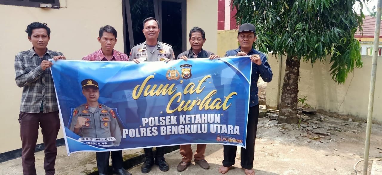 Tampung Keluhan Warga, Polsek Ketahun Gelar Program Jumat Curhat