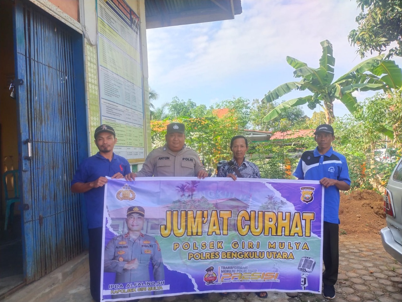 Cooling System, Polsek Giri Mulya Lakukan Program Jumat Curhat dan Sampaikan Pesan Kamtibmas
