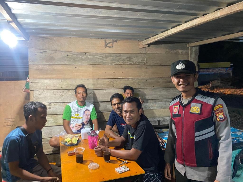 Natal dan Tahun Baru Kapolsek Batik Nau Berserta Personel Intensifkan Patroli Malam