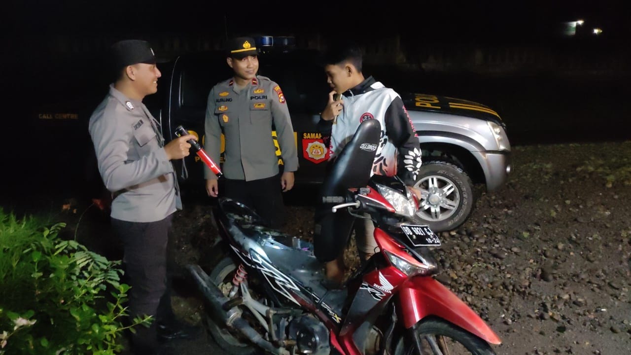 Polsek Giri Mulya Lakukan Cipkon Harkamtibmas Antisipasi 3C dan Gangguan Kamtibmas