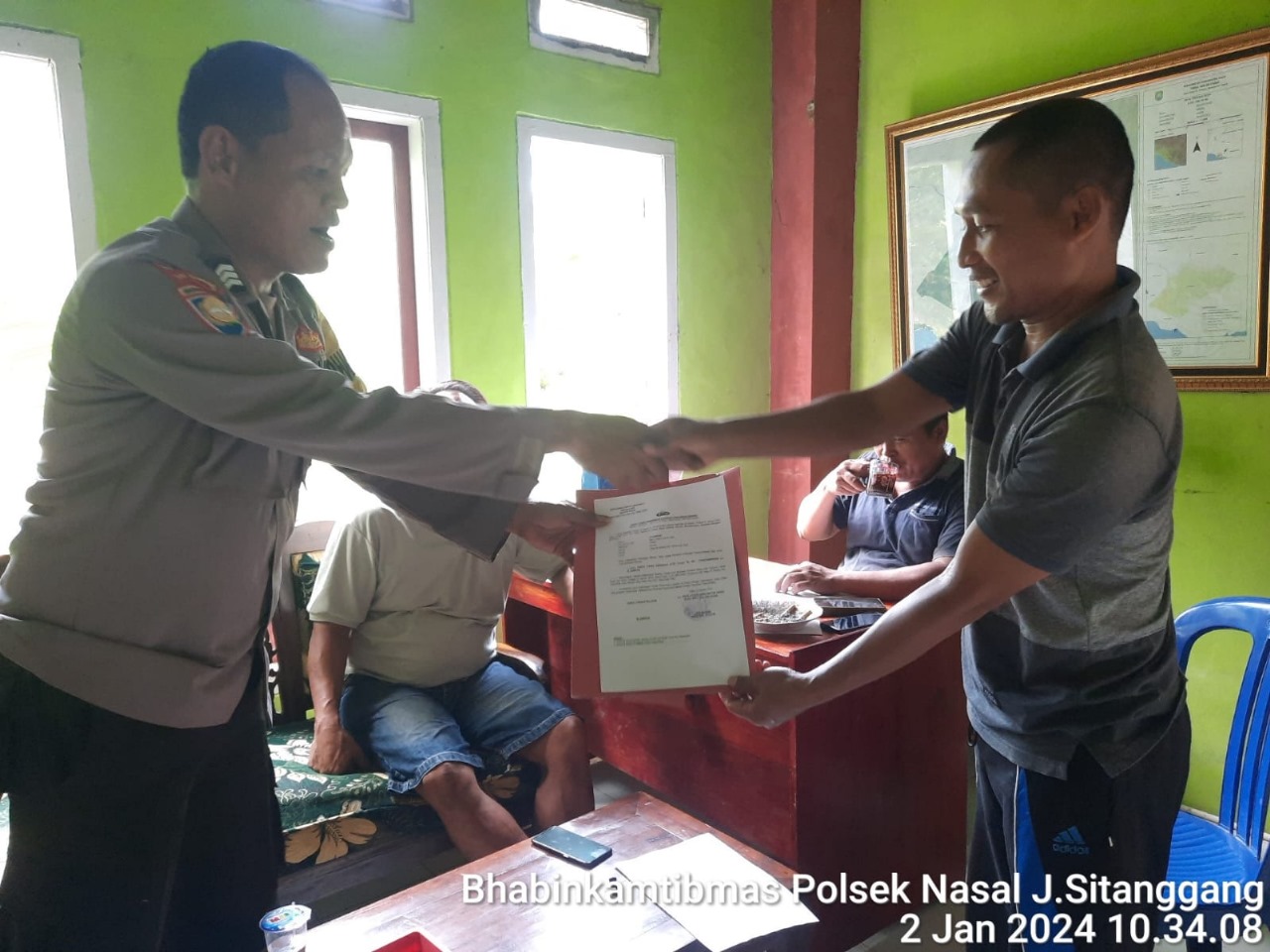 Polsek Nasal, Berikan Pelayanan Delivery Antar Alamat  Surat Keterangan Kehilangan 