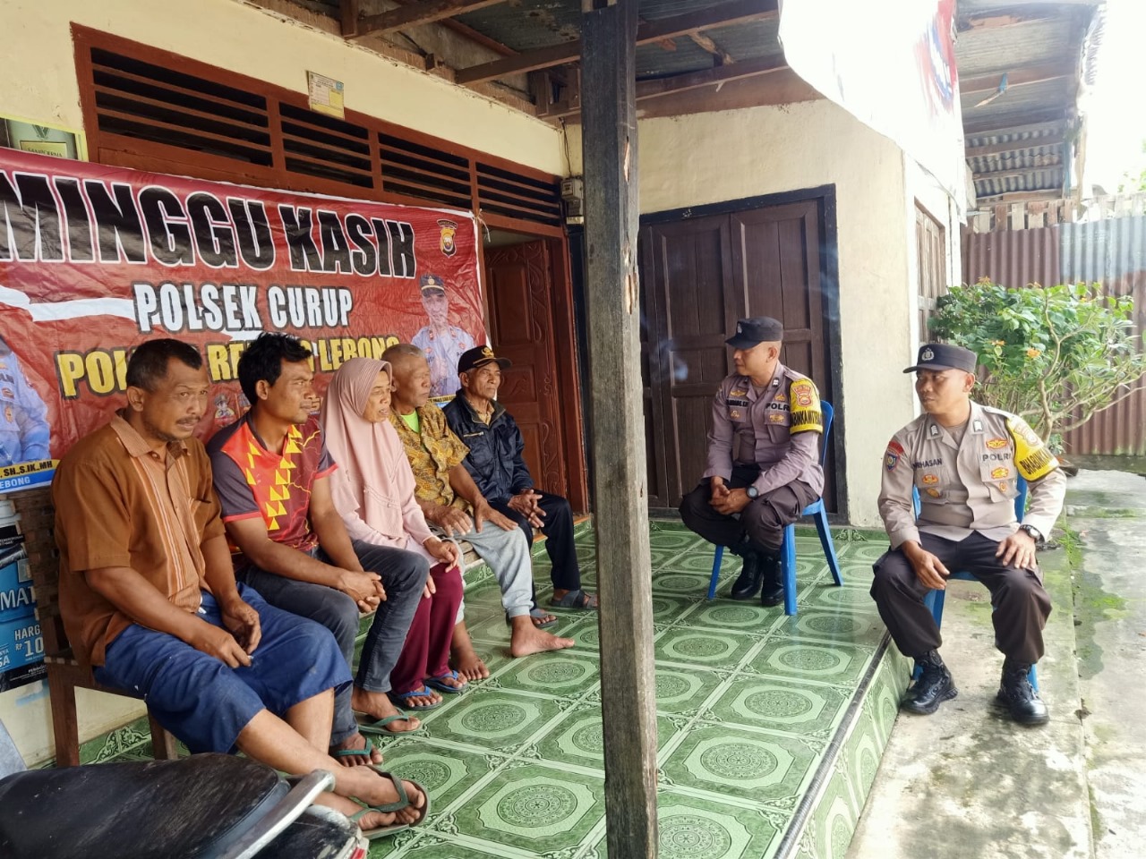 Polsek Curup Gelar Minggu Kasih di Kelurahan Simpang Nangka 