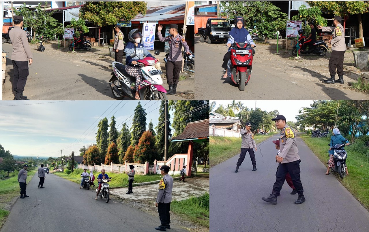 Berikan Pelayanan Kepada Masyarakat, Polres Bengkulu Utara Gelar Morning Traffic Control  