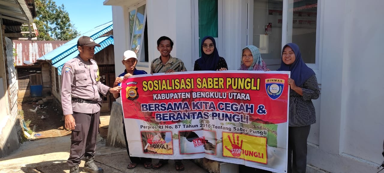 Bhabinkamtibmas Polsek Padang Jaya Gencarkan Sosialisasi Saber Pungli