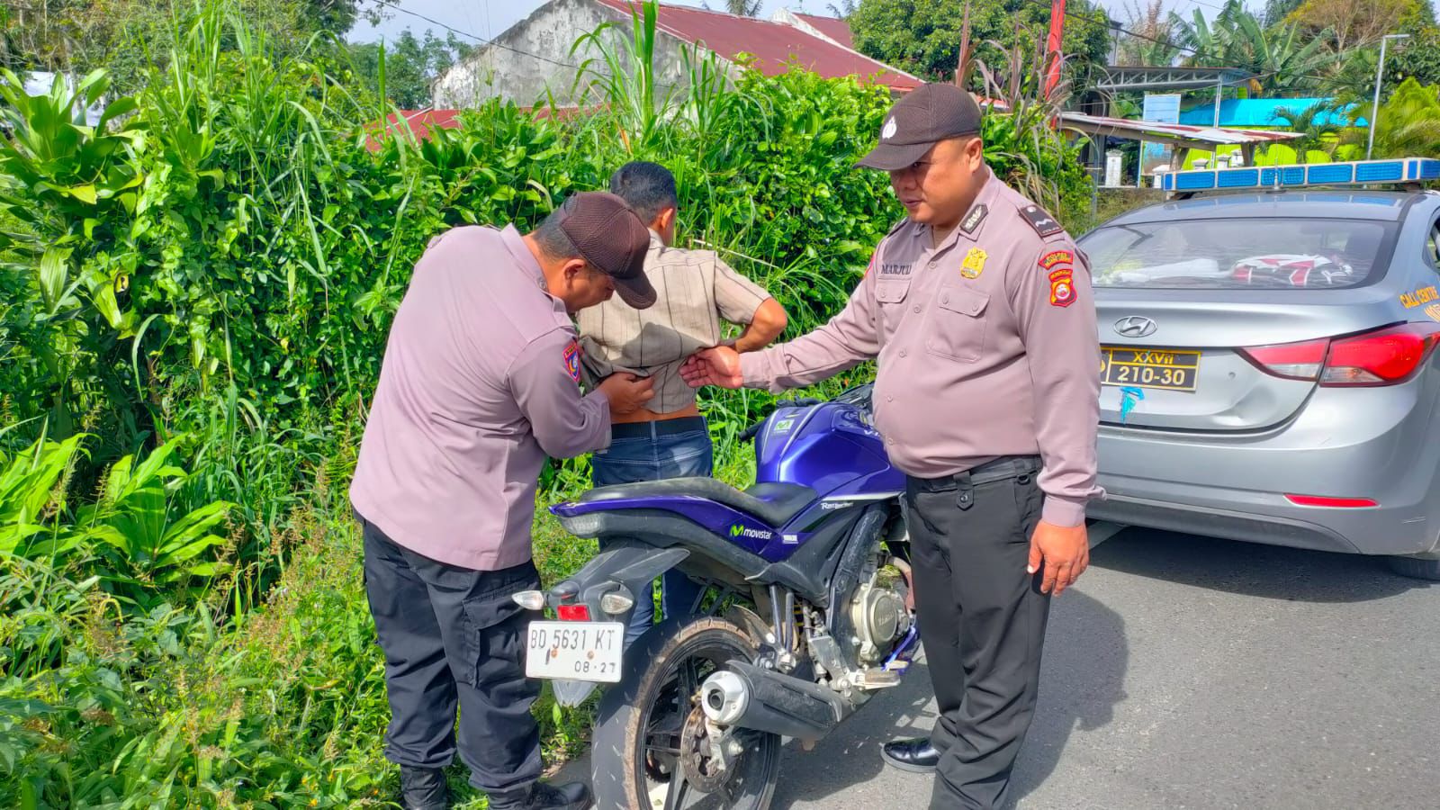 Polsek Curup Gelar Razia Senjata Api dan Senjata Tajam untuk Ciptakan Keamanan Wilayah