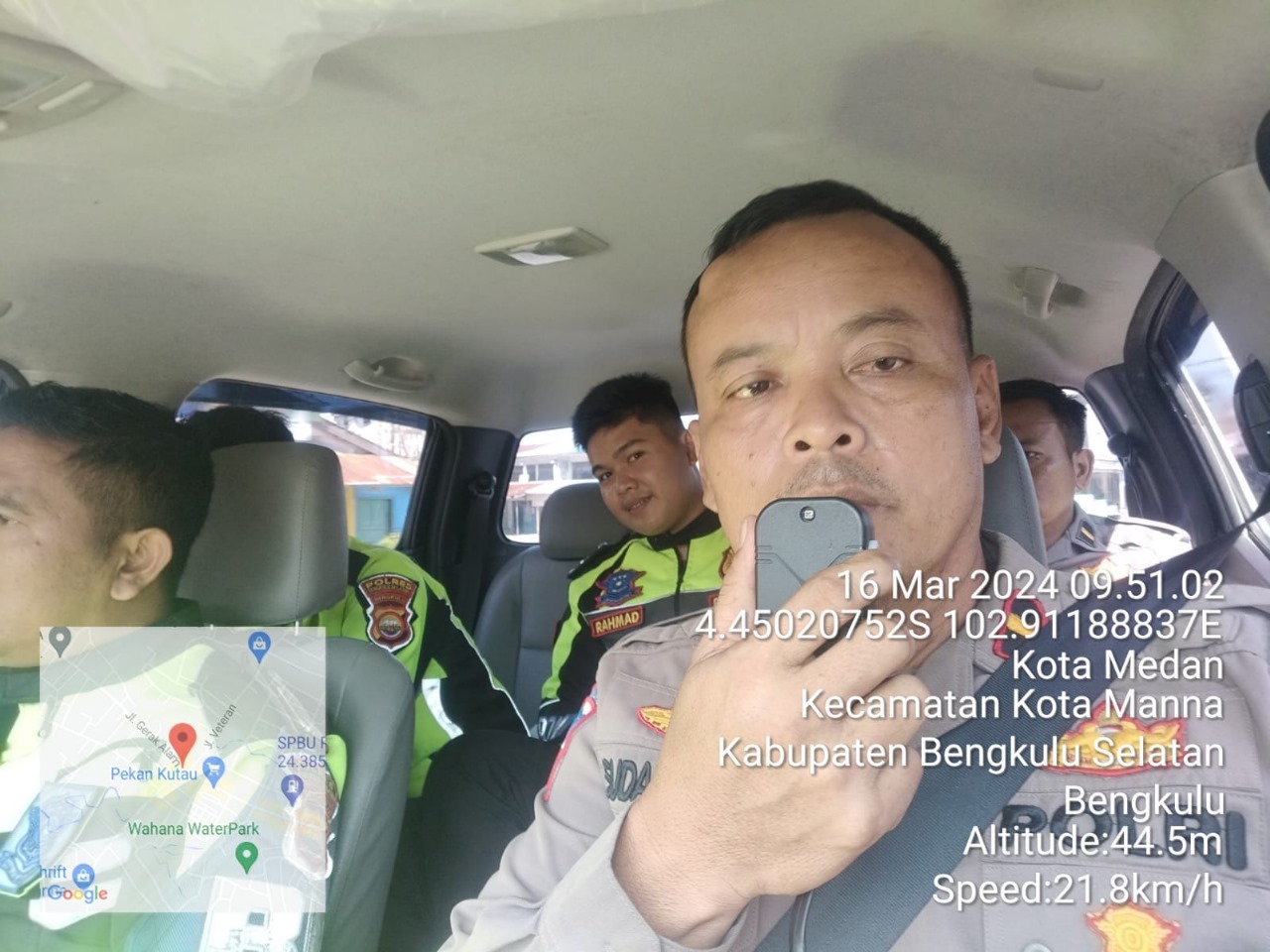 Ops Keselamatan Nala I 2024, Sat Lantas Polres BS Sampaikan Imbauan Keselamtan Berlalu Lintas