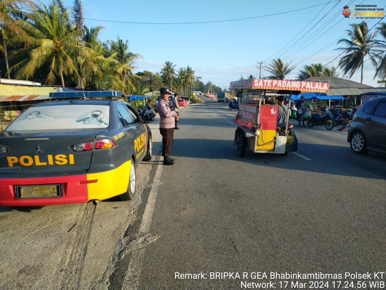 Cegah Aksi Balap Liar di Jembatan Pantai Hili, Polres Kaur Lakukan Patroli