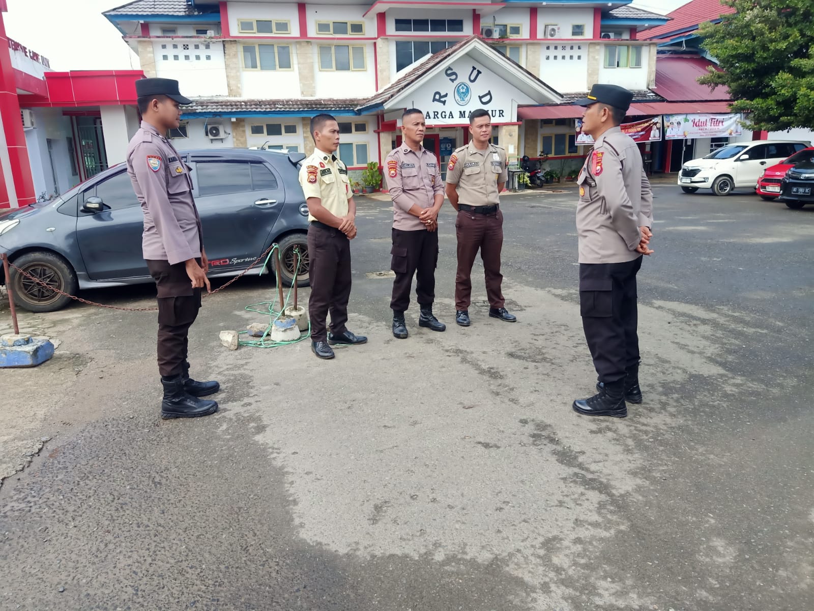 Satbinmas Polres Bengkulu Utara Tingkatkan Sambang Ke Satpam Jelang Hari Raya Idul Fitri 