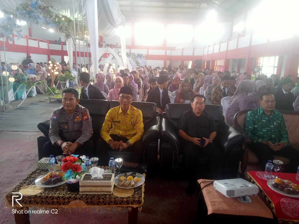 Hadiri Perpisahan Sekolah Sat Binmas Polres Bengkulu Utara Berikan Imbauan Kamtibma