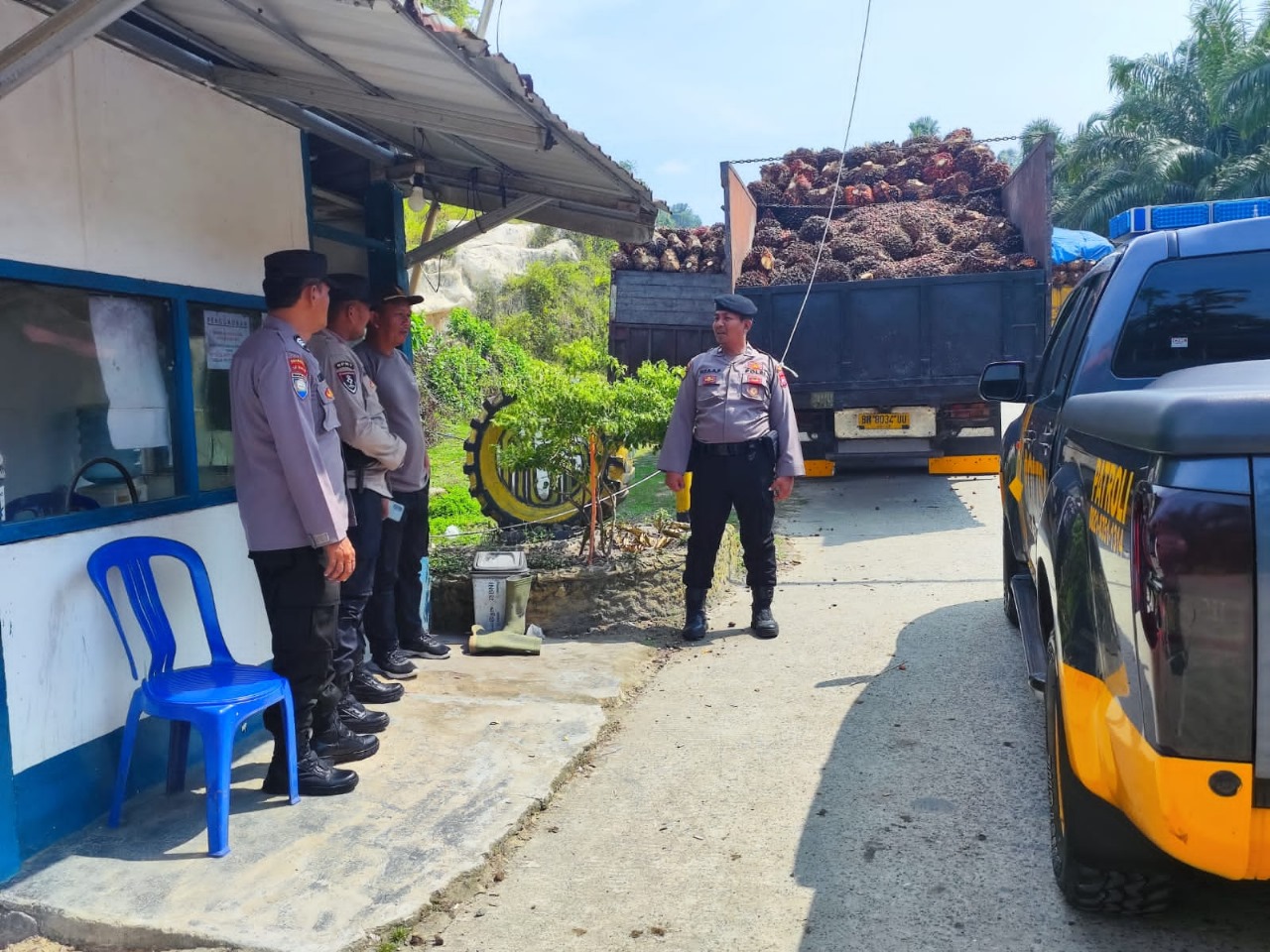 Polsek Nasal Patroli Objek Vital, Imbaua Petugas Jaga Kemananan Kamtibmas