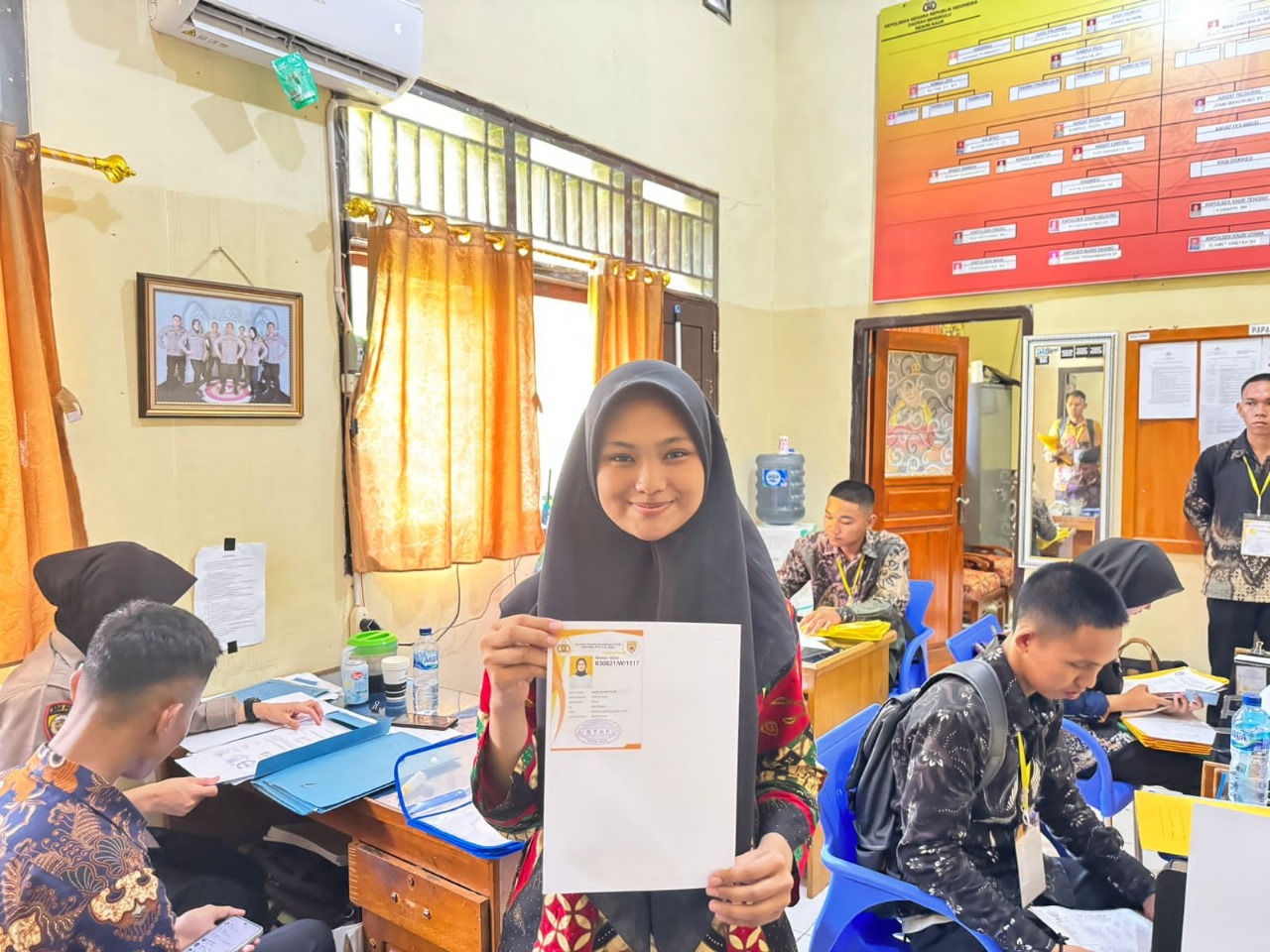 BAG SDM Polres Kaur Laksanakan Penerimaan Bintara, Tamtama Polri Gel II TA 2024