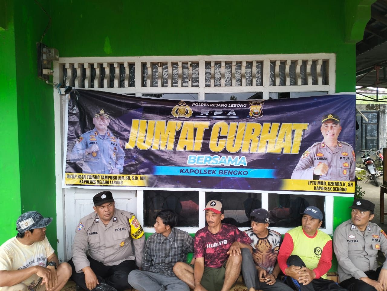 Polsek Sindang Dataran Laksanakan Jumat Curhat di Desa IV Suku Menanti 