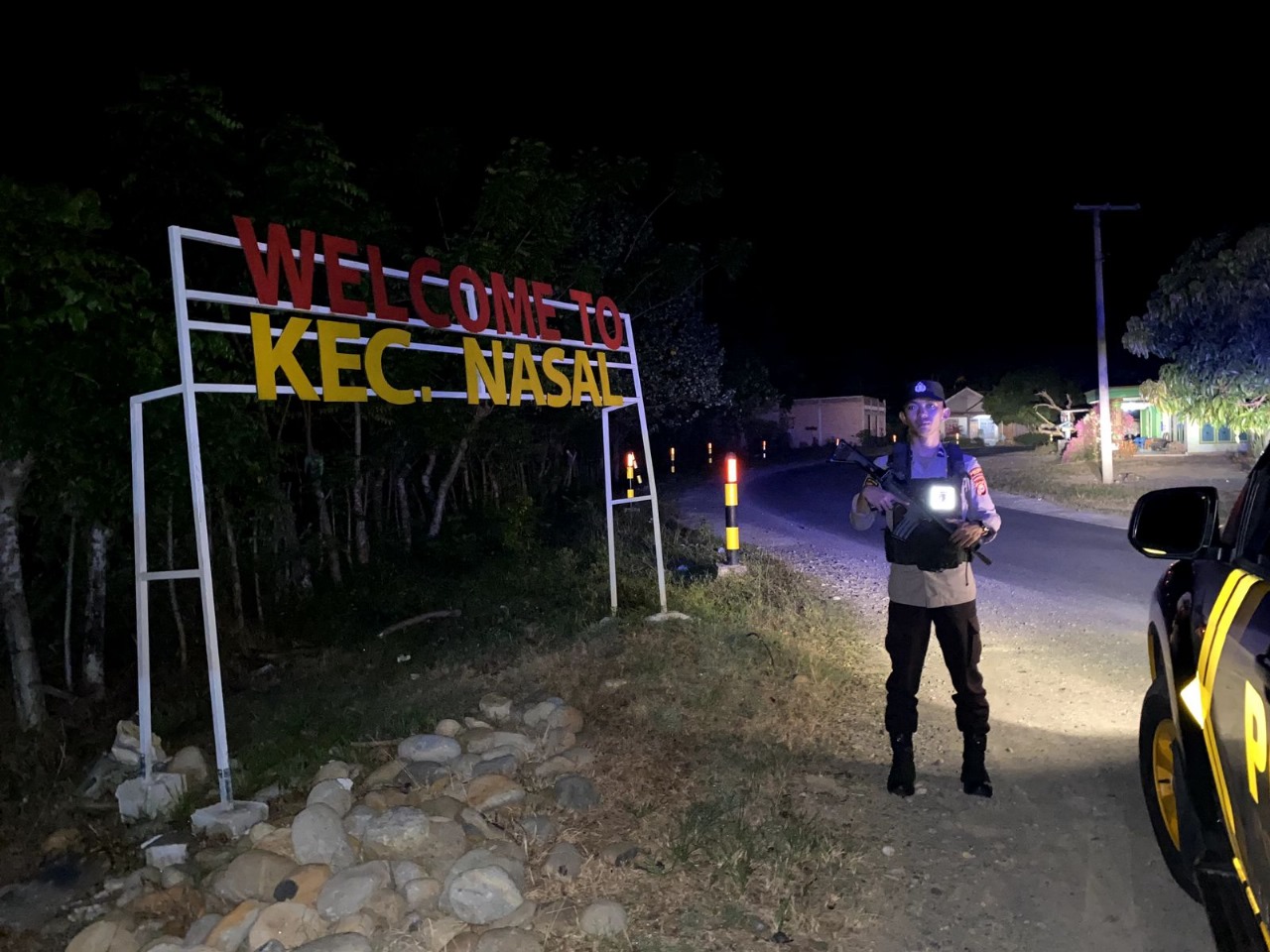 Polsek Nasal Patroli Objek Vital dan Tempat-Tempat Rawan Kamtibmas 