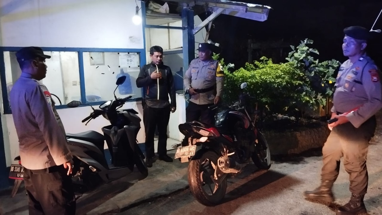 Patroli Objek Vital, Polsek Nasal Cegah Aksi Tindak Pidana 3C dan Aksi Premanisme 