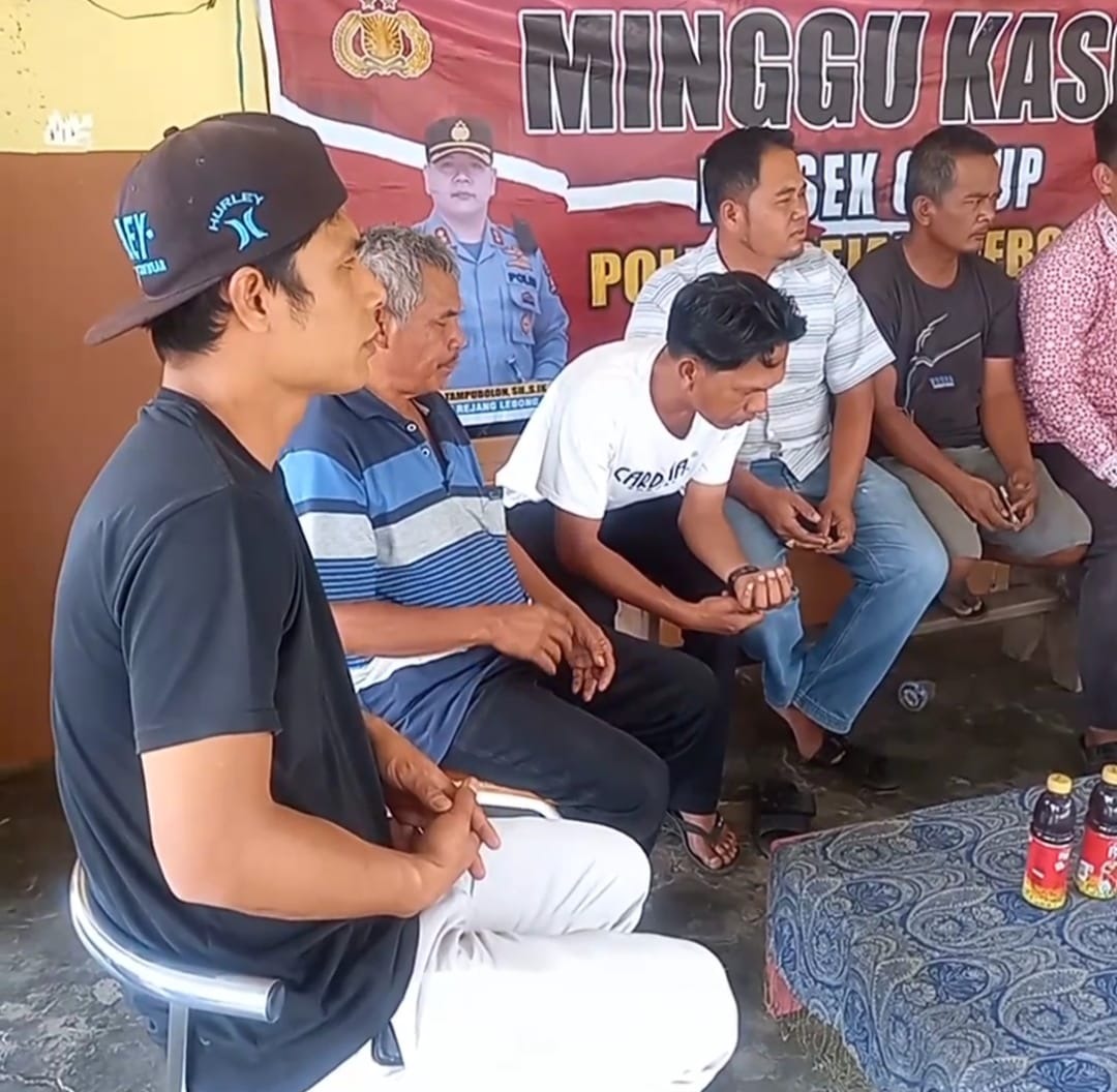 Polsek Selupu Rejang, Minggu Kasih di Desa Kampung Baru 